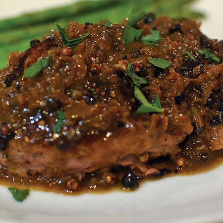 Filet in brandy sauce