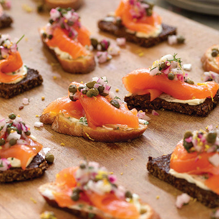 Smoked Salmon with Capers