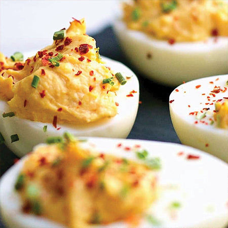 Spicy Deviled Eggs