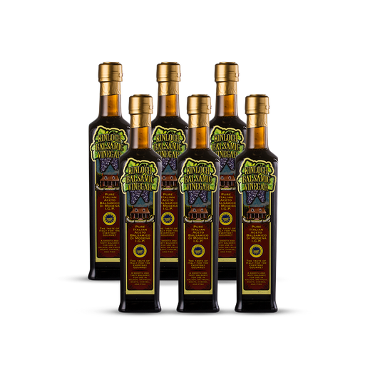 Kinloch gourmet balsamic vinegar earned the IGP seal, great for salad dressing, Finishing for roasted Brussels sprouts, Balsamic reduction on grilled meats, Crostini appetizer, Tomato basil salad. It is sweet and sour and made in Modena, Italy.