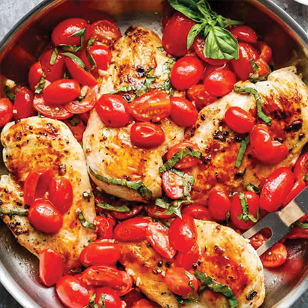 Baked Chicken Breasts with Tomatoes