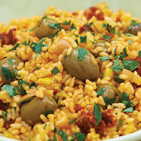 Saffron Rice with Olives
